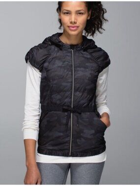 Lululemon Spring Fling Camo Puff Vest
